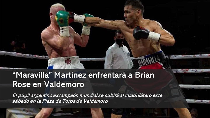 “Maravilla” Martínez contra Brian Rose