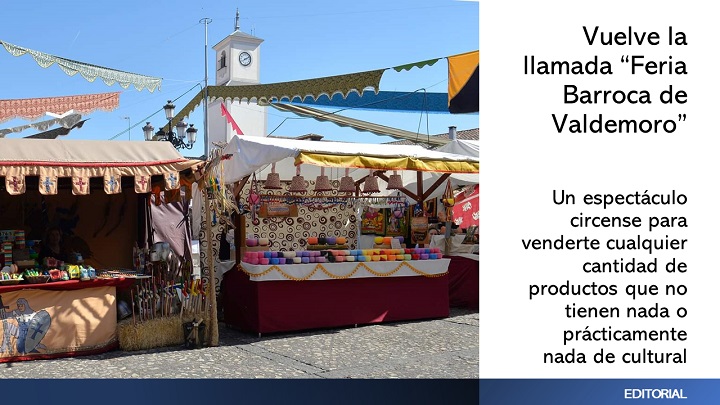 Vuelve la “Feria Barroca de Valdemoro”