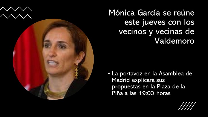 Mónica García visitará Valdemoro