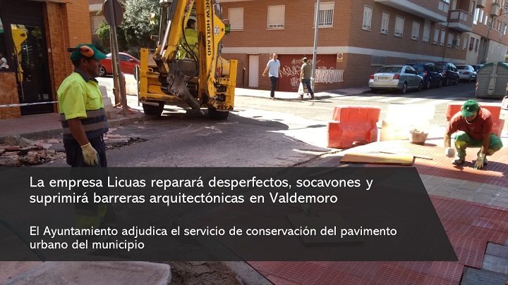 Licuas SA conservará el pavimento urbano