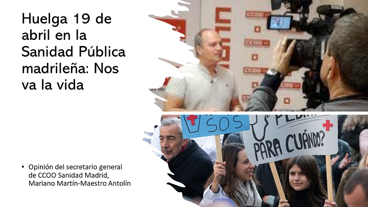Huelga en la sanidad pública madrileña